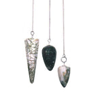 Pendule Divinatoire en Agate Arbre