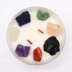 Grande Bougie Cristal – Sept Chakras