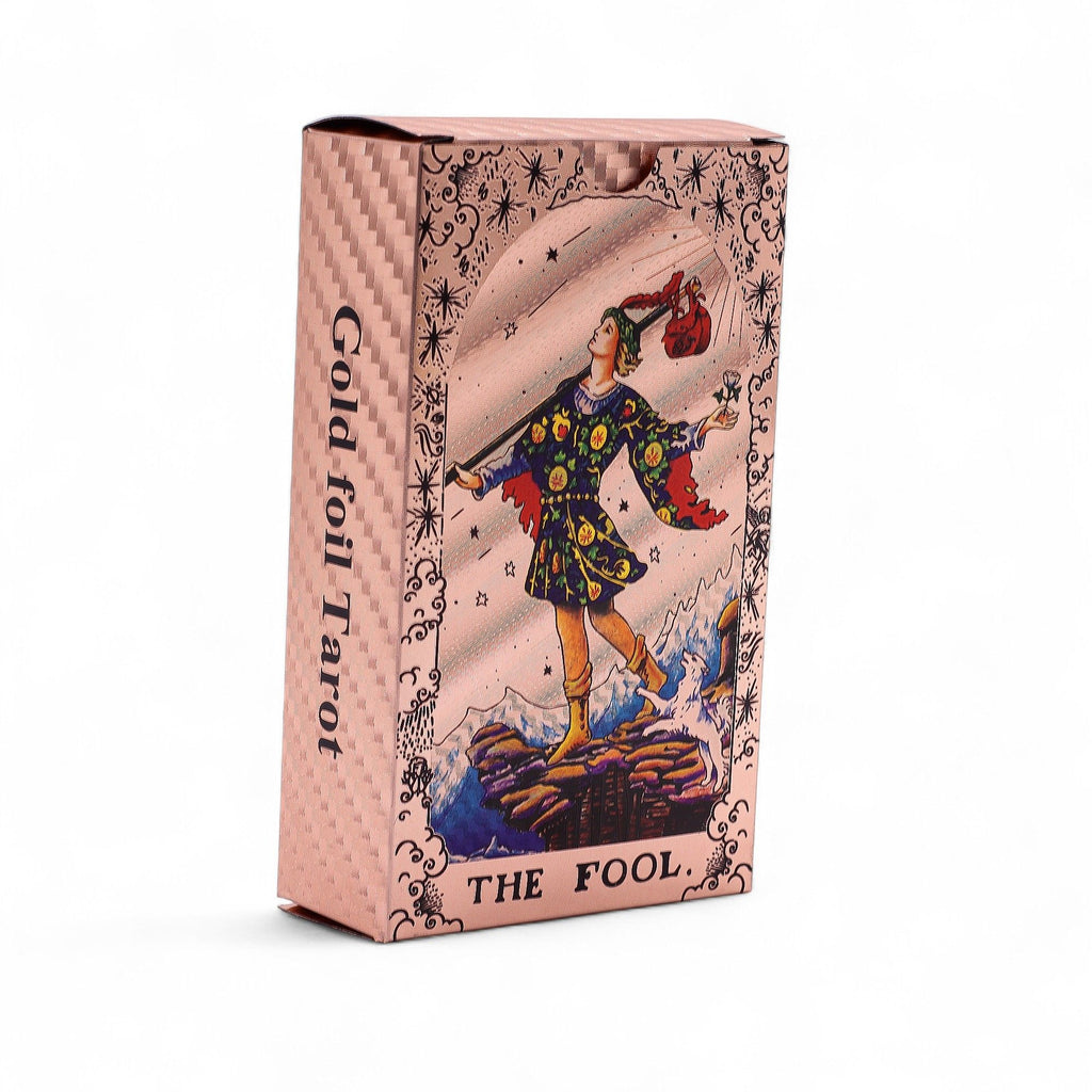 Tarot Phases de Lune – Dorure Or Rose – avec Livret