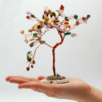Arbre de Vœux en Gemmes – Épidote Flocon de Neige