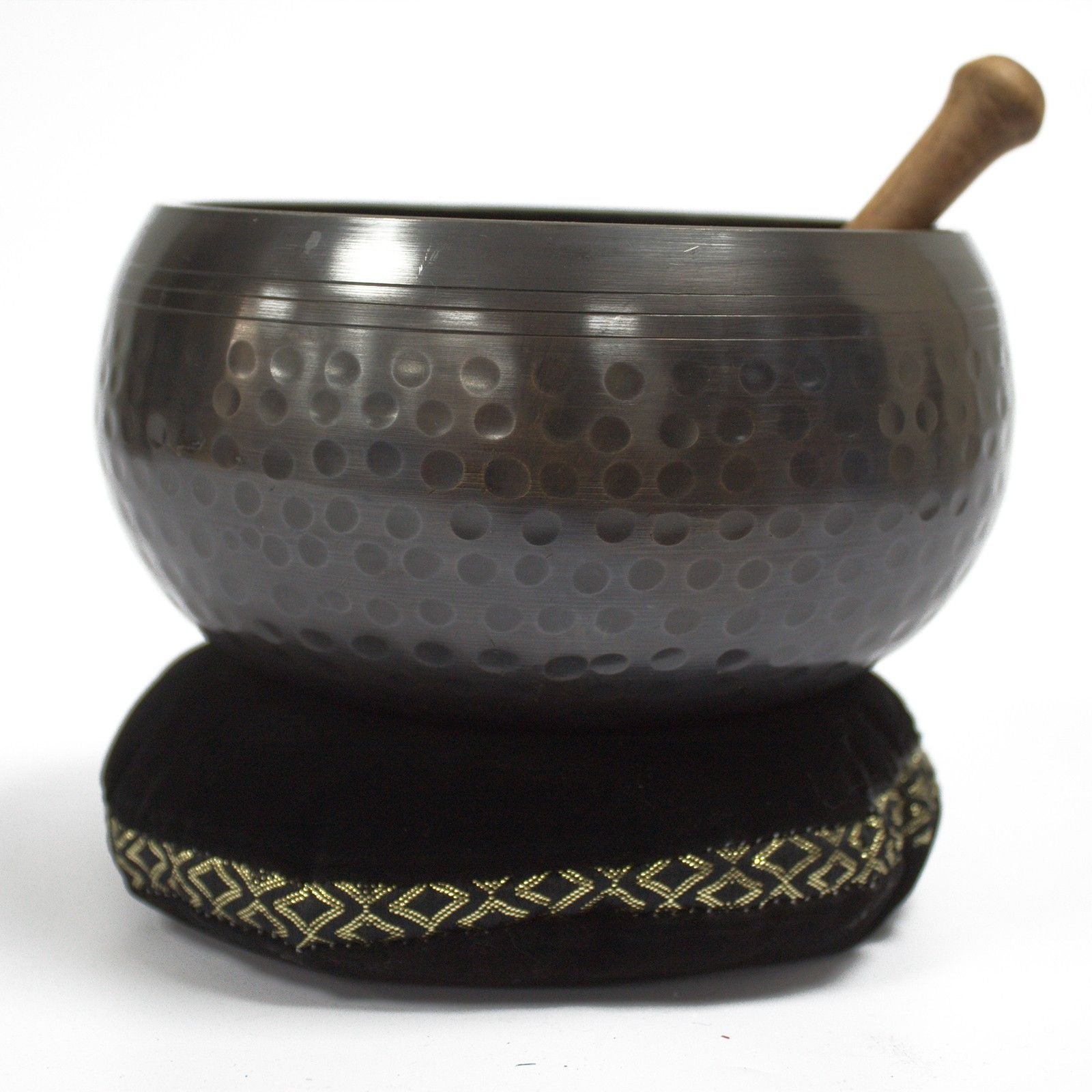 Coussin de Bol Tibétain en Velours – 16 cm