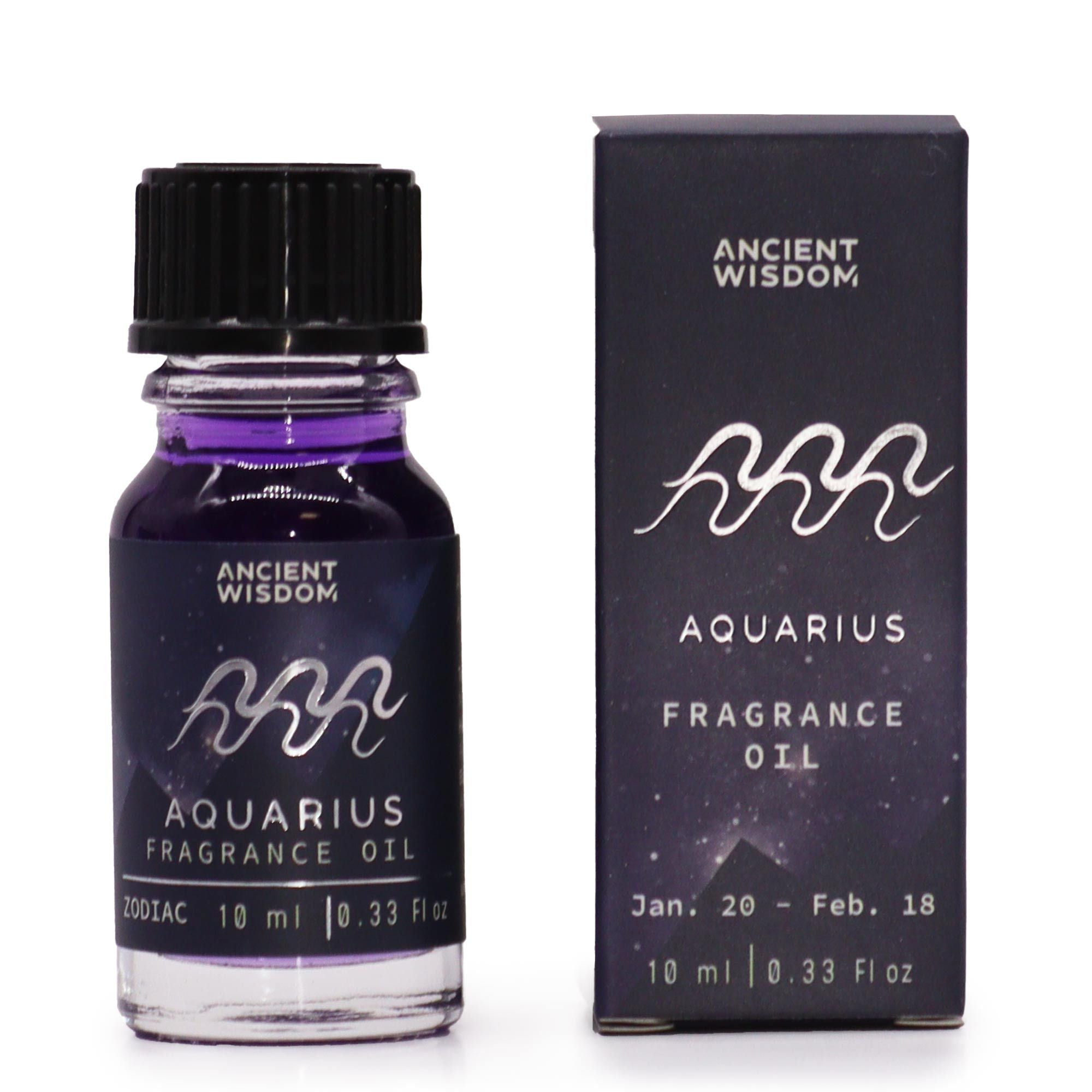 Huile Parfumée du Zodiaque – Verseau – Améthyste & Ambre – 10 ml
