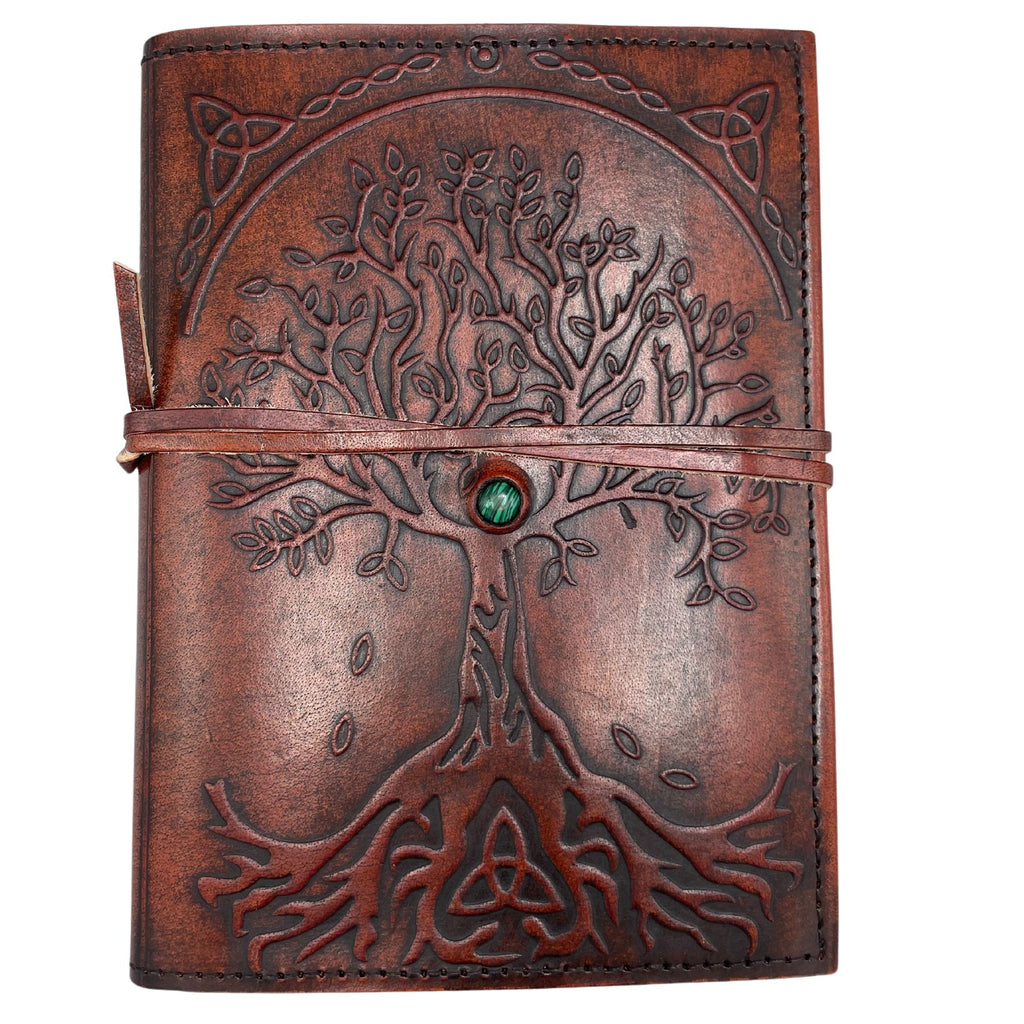 Journal en Cuir – Arbre de Vie – 18×13×2 cm