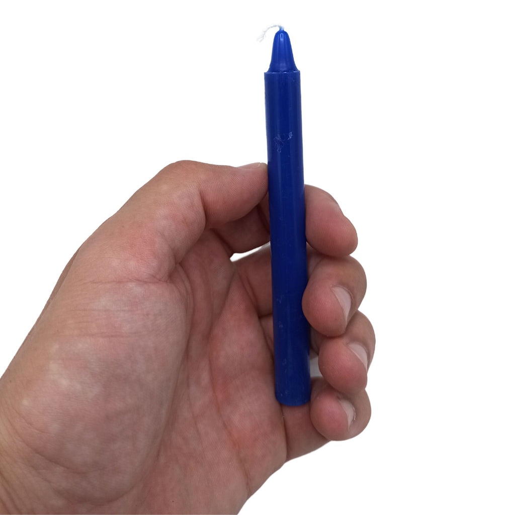 Bougies de Manifestation – Bleu Foncé – Chakra Troisième Œil (pack de 12)