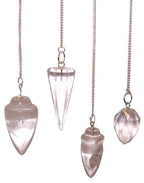 Pendule Divinatoire en Cristal de Roche
