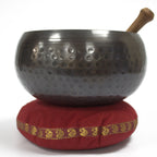 Coussin de Bol Tibétain en Velours – 16 cm