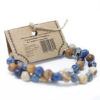 Set de 2 Bracelets de Pouvoir – Œil de Tigre & Pierre Noire
