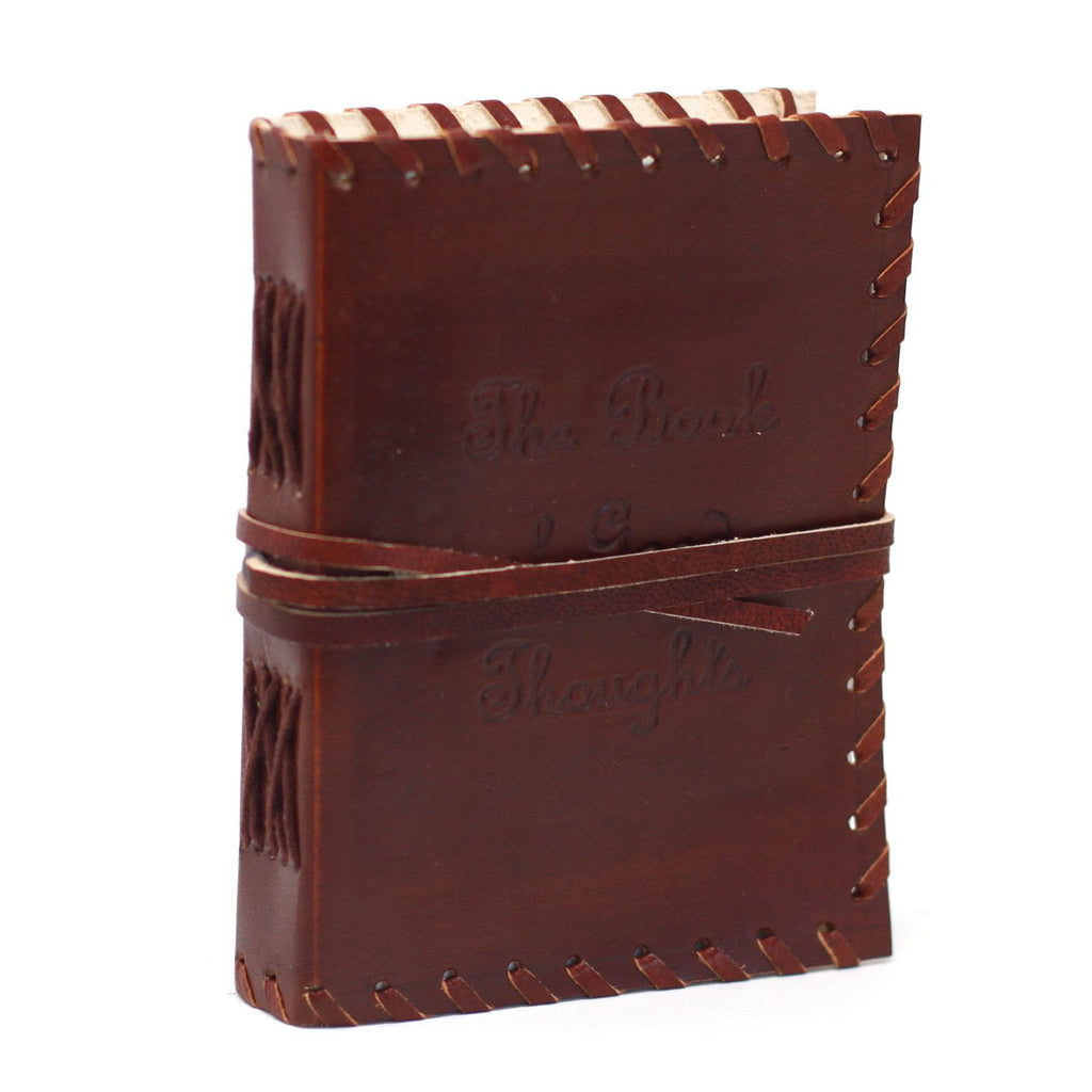 Carnet en Cuir – Book of Thoughts à Enroulement – 15×10 cm
