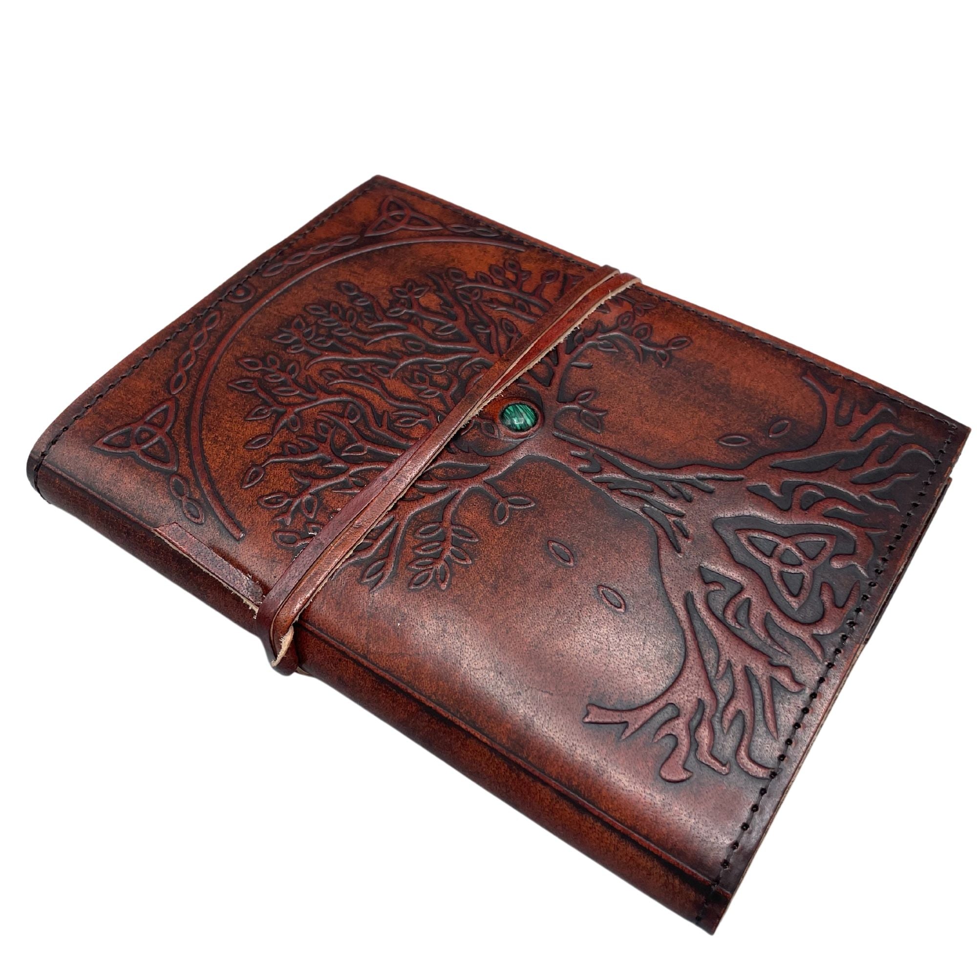 Journal en Cuir – Arbre de Vie – 18×13×2 cm