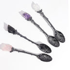 Set de 7 Cuillères Rituelles – Chakras – Finition Argent Foncé