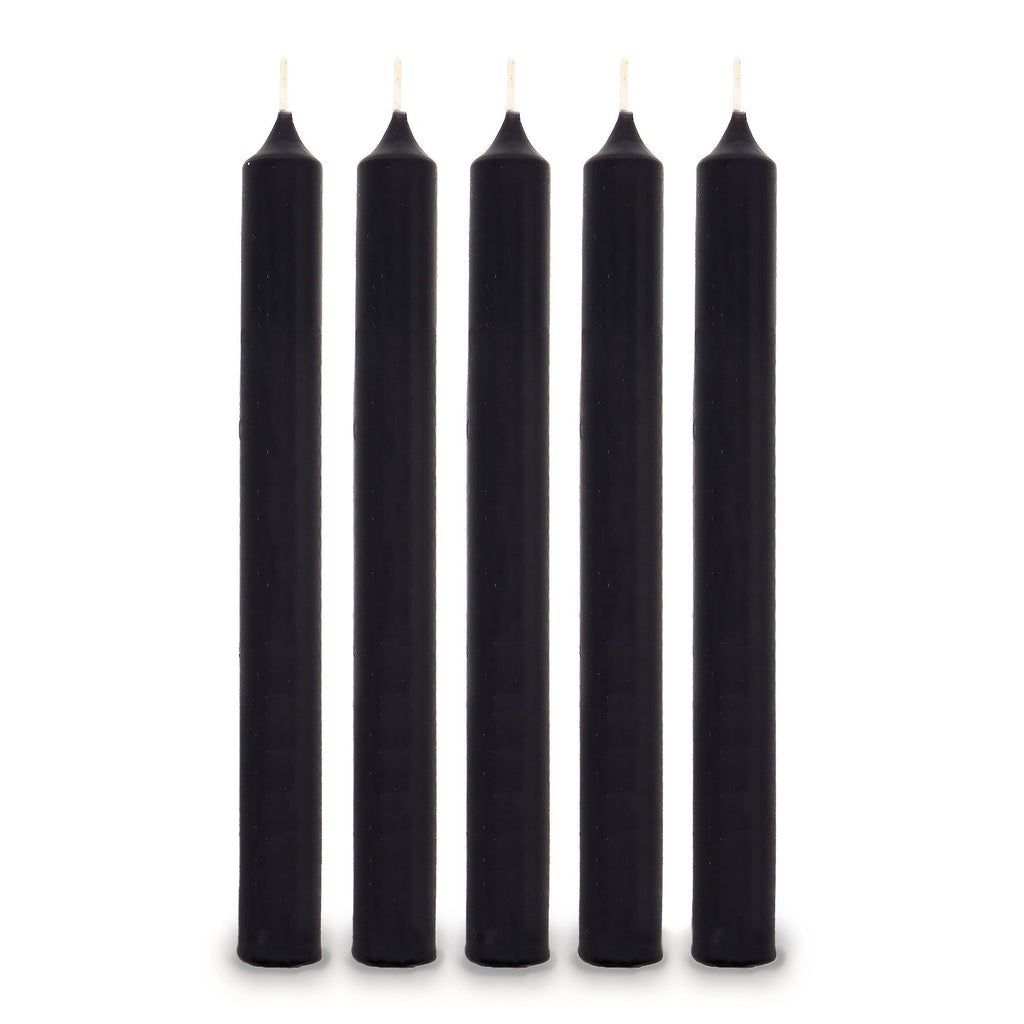 Bougies de Table Noir – Lot de 100