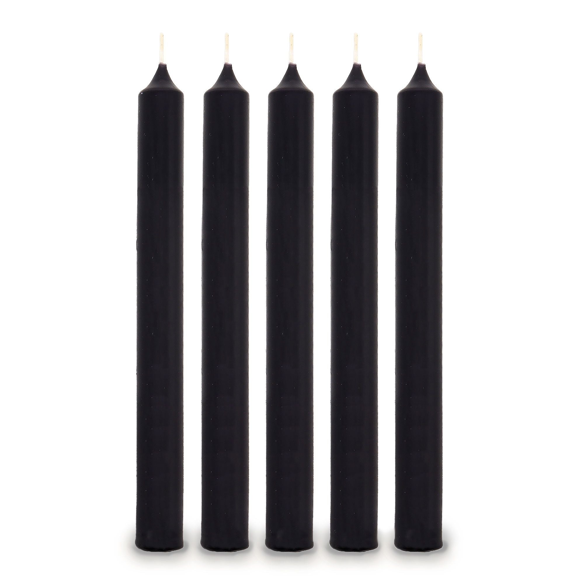 Bougies de Table Noir – Lot de 100