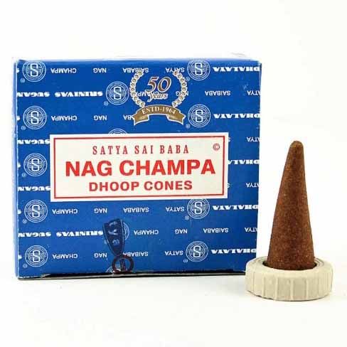 Encens Indien Nag Champa – Cônes Dhoop