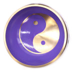 Set Bol Tibétain Coffret – Yin & Yang – Blanc/Violet – 10,7 cm