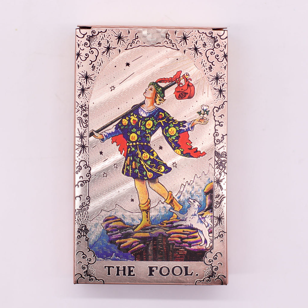 Tarot Phases de Lune – Dorure Or Rose – avec Livret