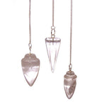 Pendule Divinatoire en Cristal de Roche