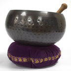 Coussin de Bol Tibétain en Velours – 16 cm
