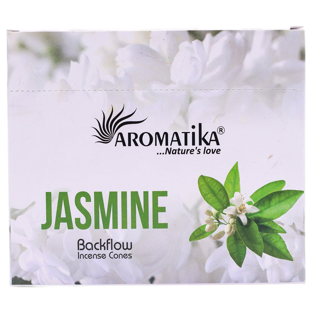 Encens Backflow Masala – Jasmin (10 cônes)