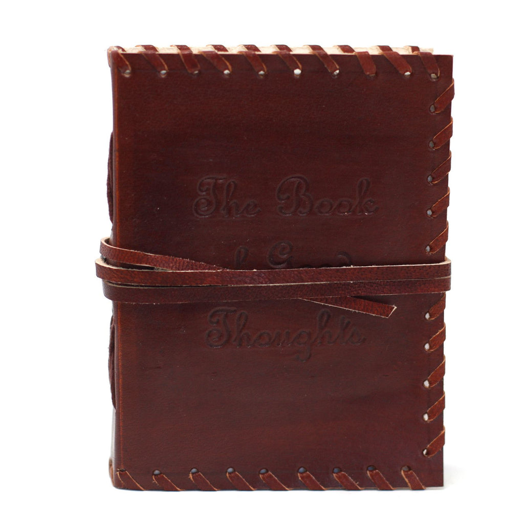 Carnet en Cuir – Book of Thoughts à Enroulement – 15×10 cm