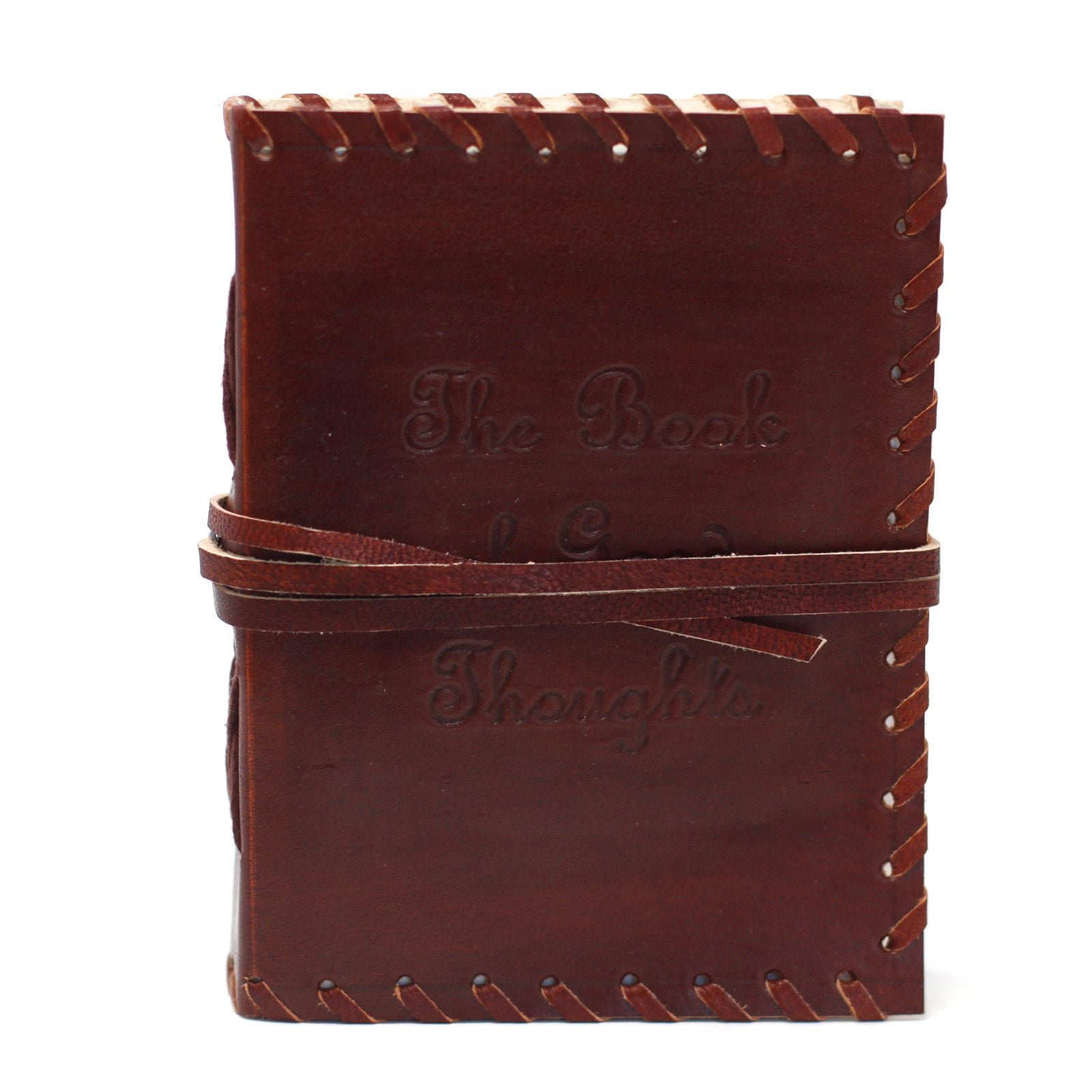 Carnet en Cuir – Book of Thoughts à Enroulement – 15×10 cm