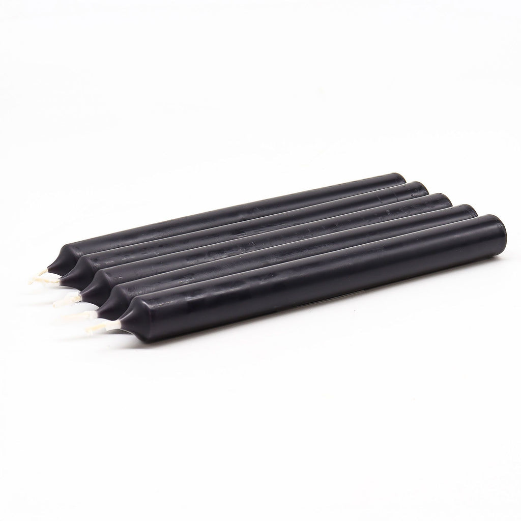 Bougies de Table Noir – Lot de 100