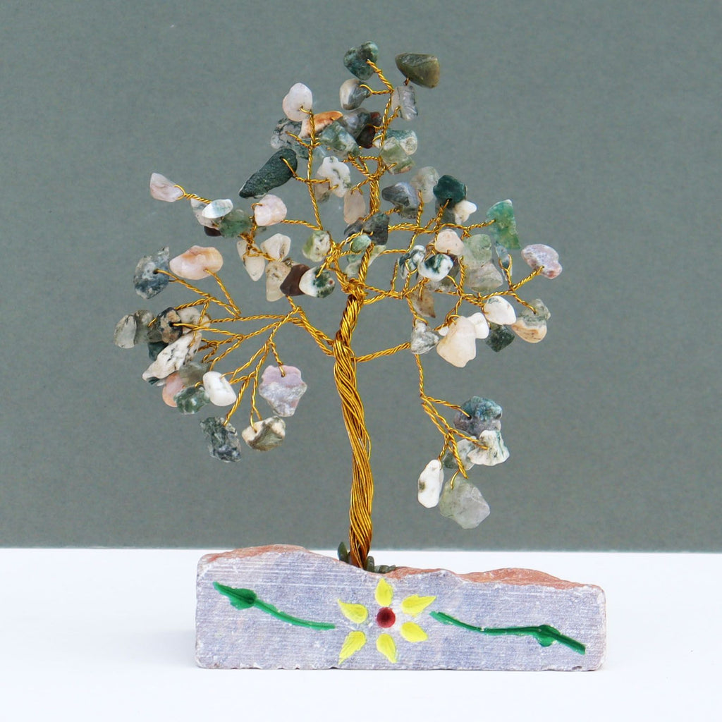 Arbre de Gemmes Indien – Agate Arbre – 80 Pierres