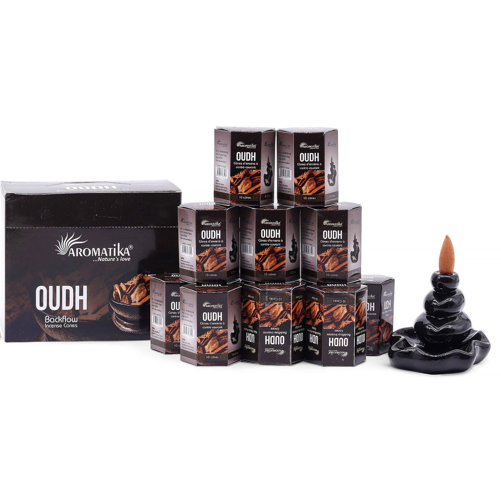 Encens Backflow Masala – Oudh (10 cônes)