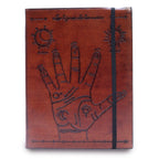 Carnet en Cuir Végétal – Moyen Palmistry (Chiromancie)