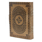 Carnet en Cuir – Mandala Bleu – 18×13 cm