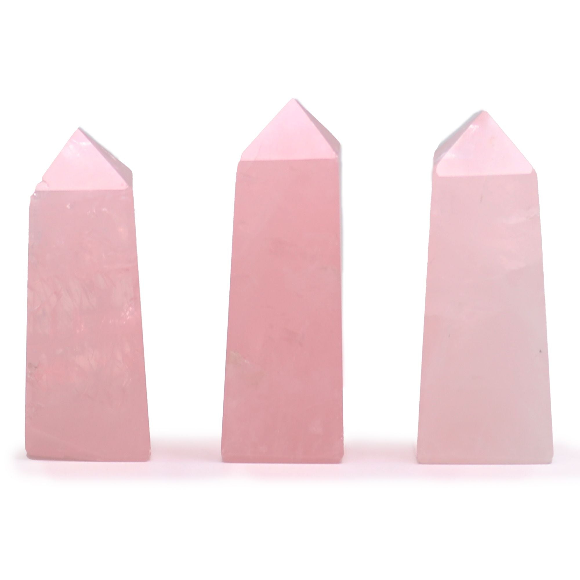 Obélisque en Quartz Rose – 3 à 5 cm