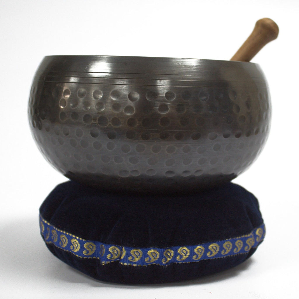 Coussin de Bol Tibétain en Velours – 11 cm