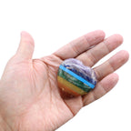 Set de 7 Cœurs Chakras – Pierres Naturelles