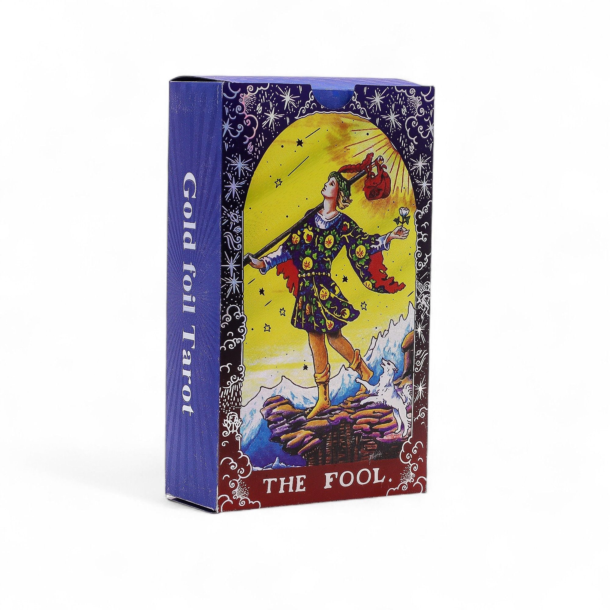 Jeu de Tarot Mandala – Dorure Bleue avec Livret