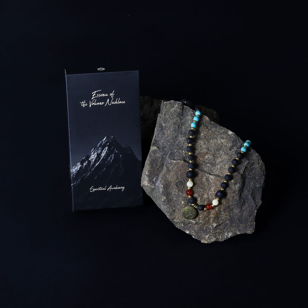 Collier « Essence du Volcan » – Éveil Spirituel