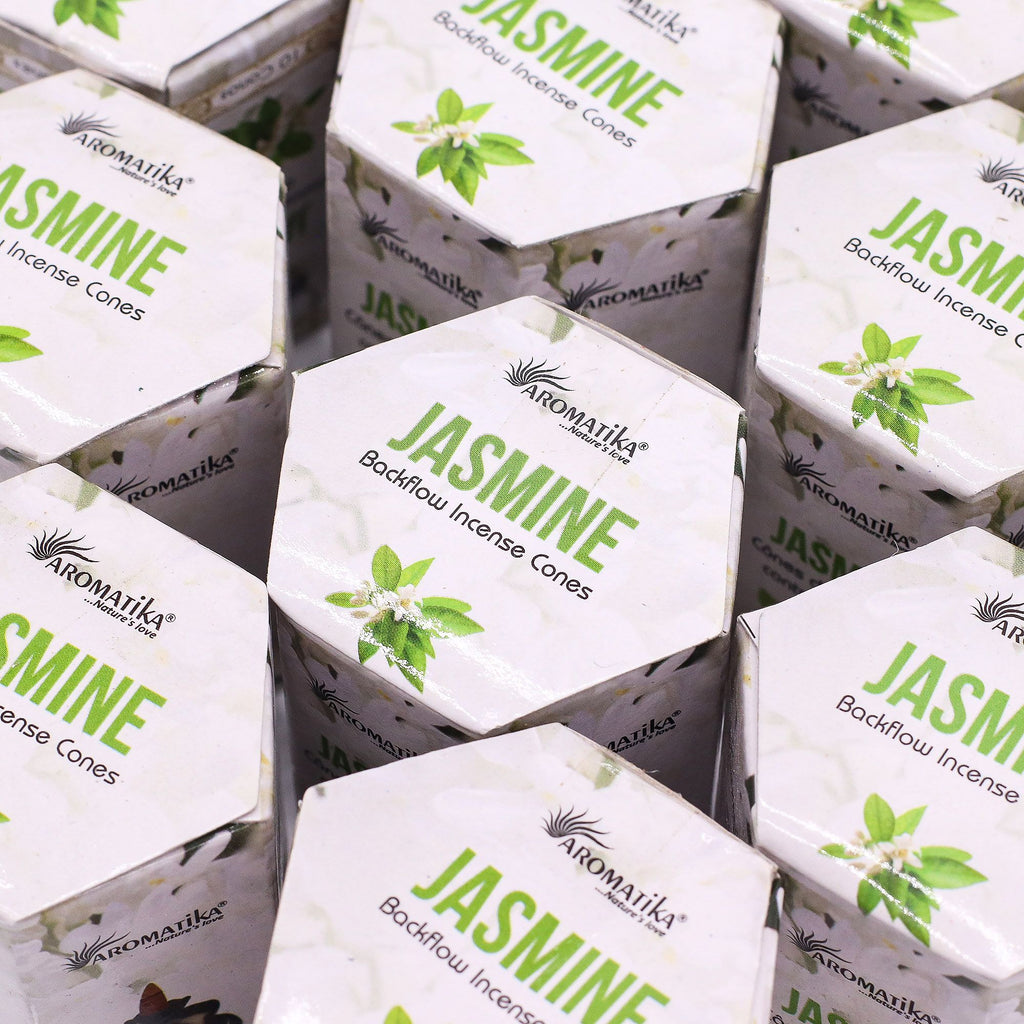 Encens Backflow Masala – Jasmin (10 cônes)