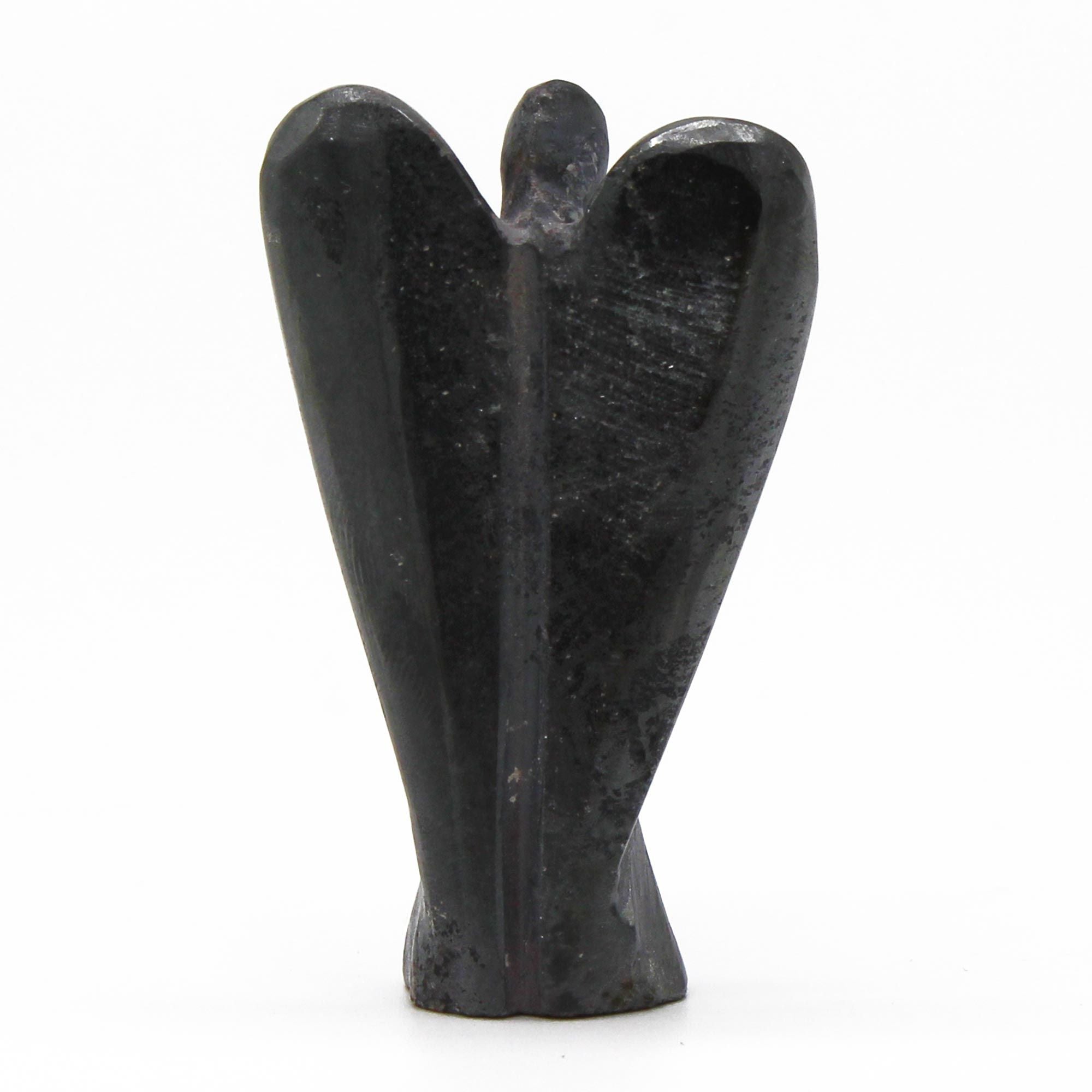 Ange en Gemme Sculpté – Hématite