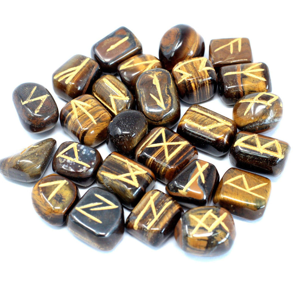 Runes Indiennes en Pochette – Œil de Tigre