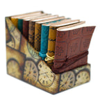 Mini Carnet en Cuir Assorti – 10×7,5 cm – 1 pièce