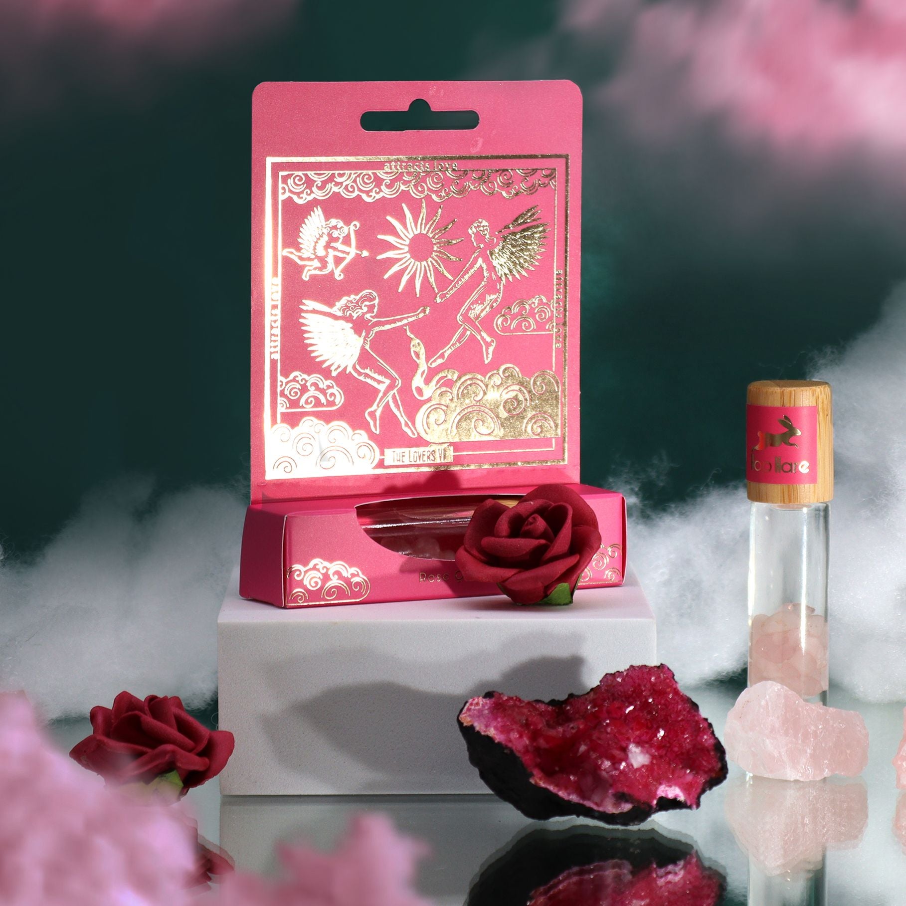Roller Aromathérapie & Gemme – Tarot Les Amoureux (The Lovers)