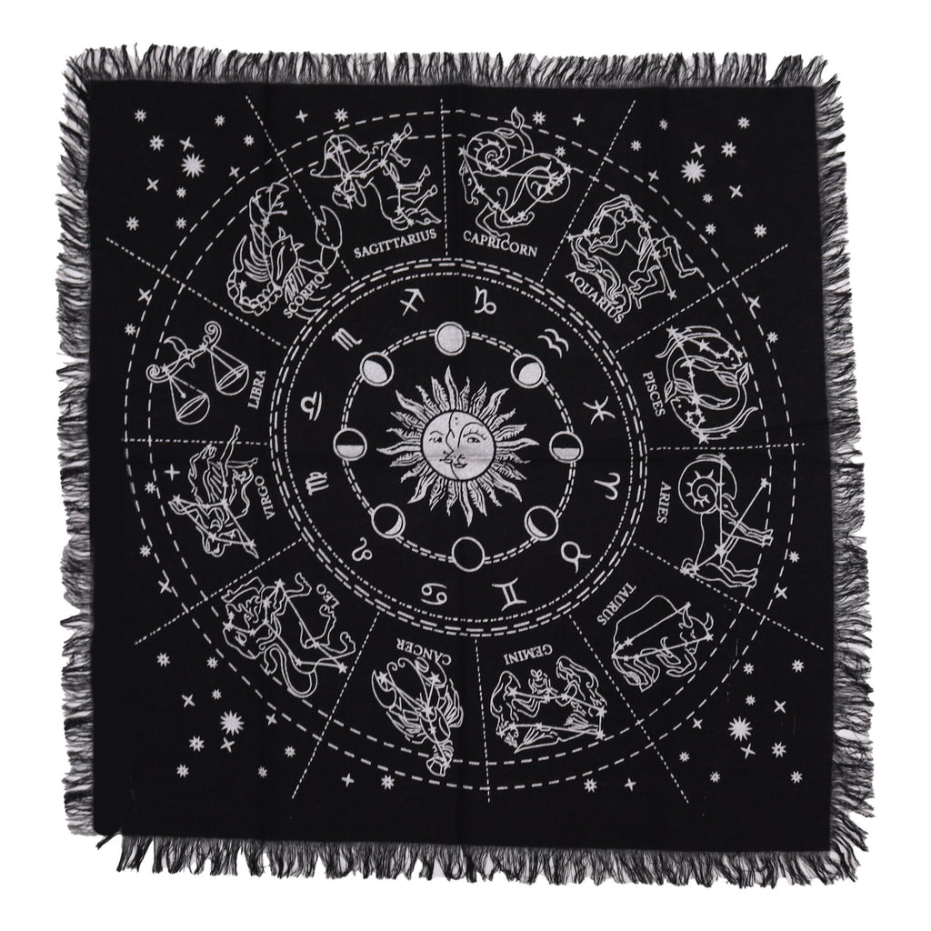 Tapis d'Autel Frangé – Horoscope (Zodiaque)