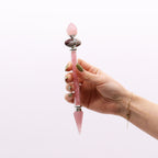 Baguette Magique Shiva Lingam – Quartz Rose – Amour