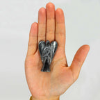 Ange en Gemme Sculpté – Hématite