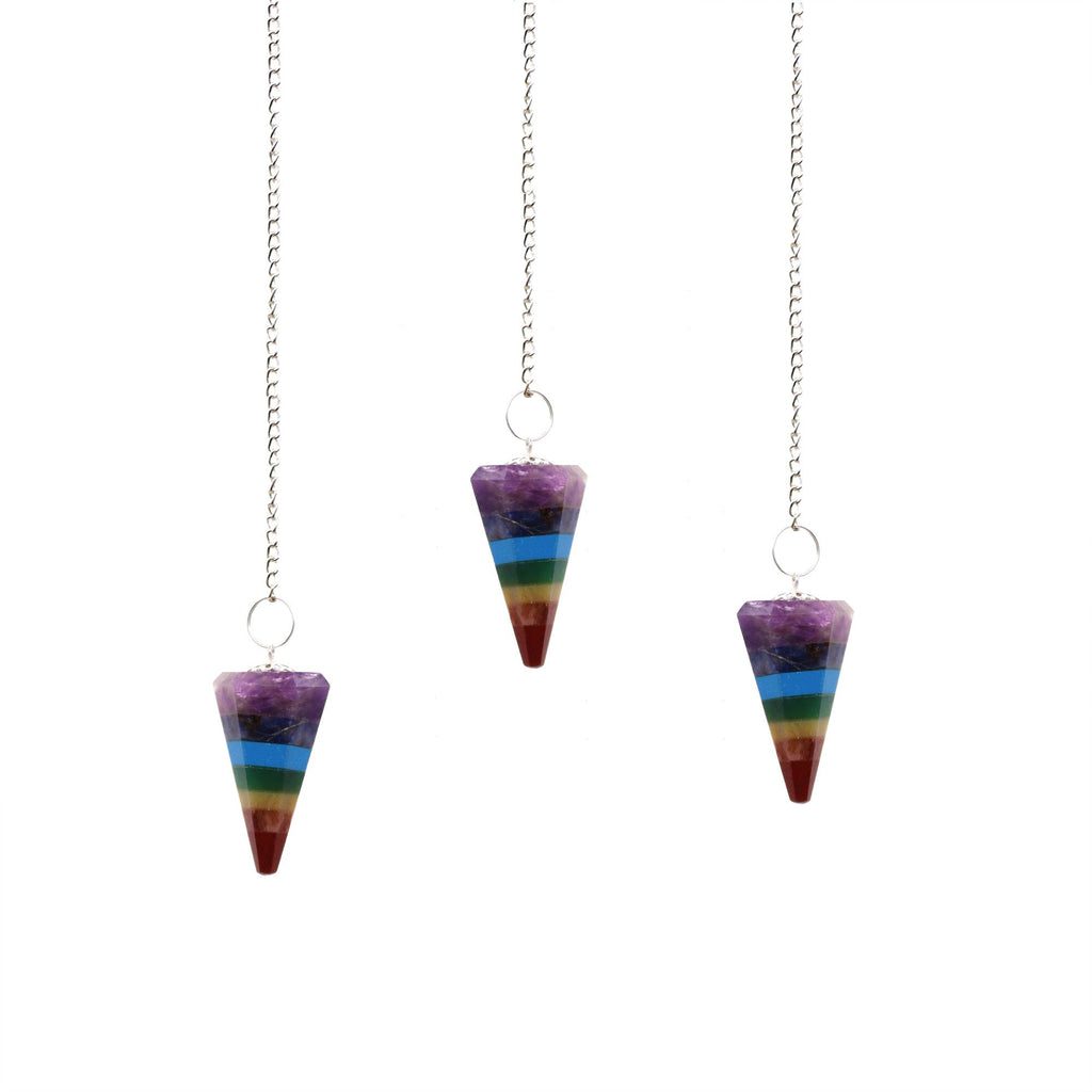 Pendule Chakra – 7 Pierres