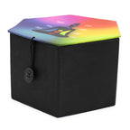 Set Bol Tibétain Coffret – Yin & Yang – Blanc/Violet – 10,7 cm