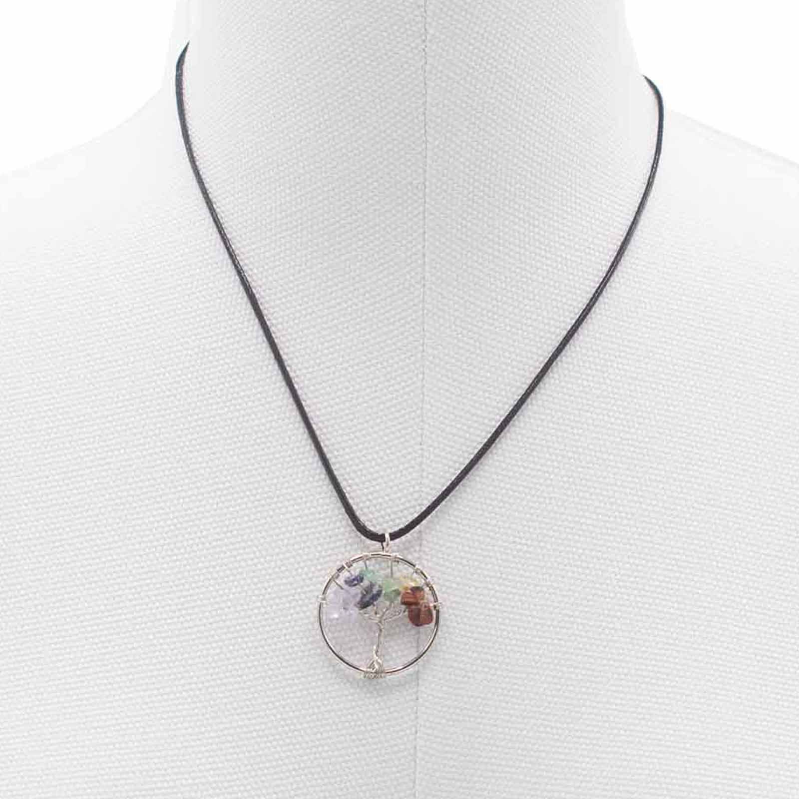 Collier Arbre de Vie – Pierres des 7 Chakras
