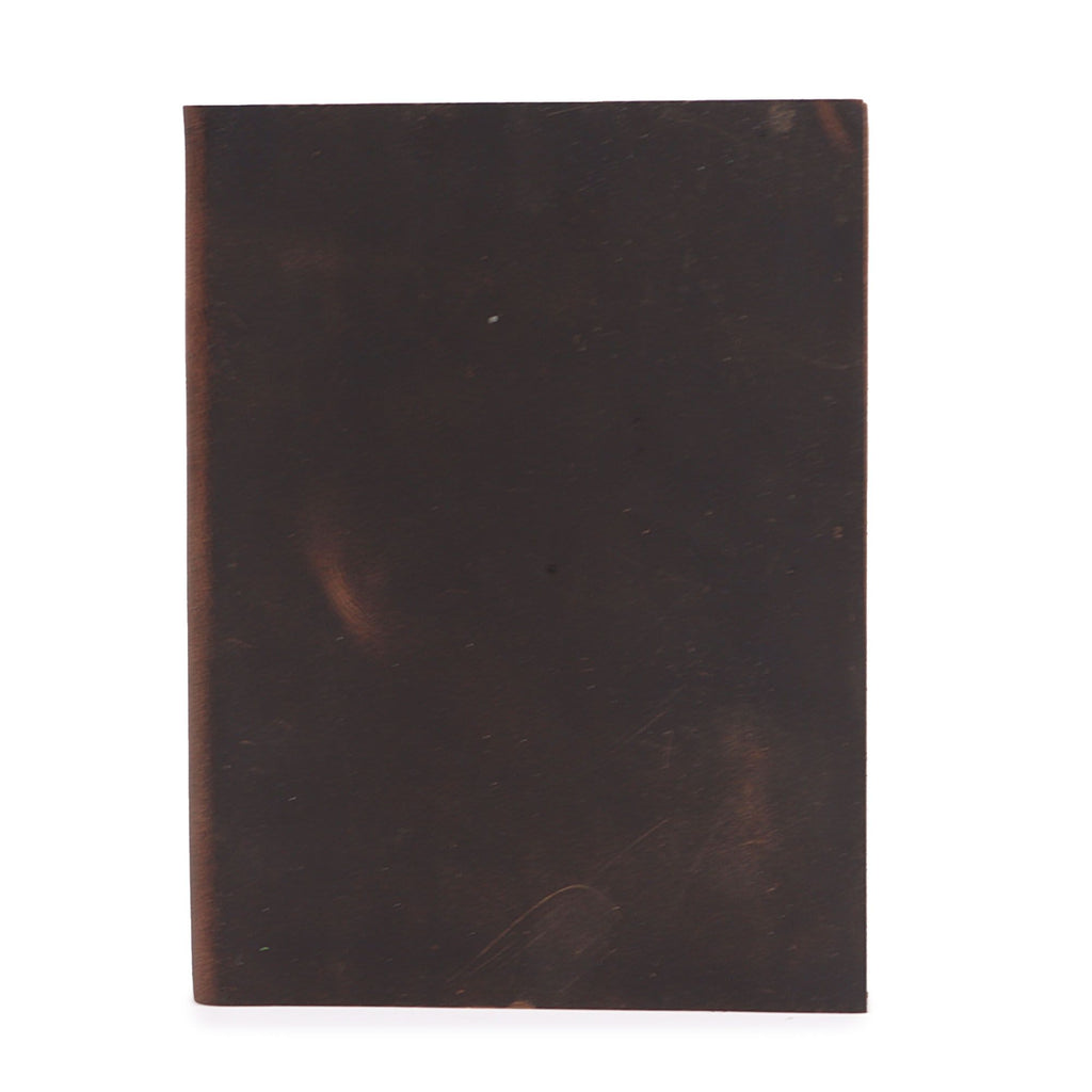 Carnet en Cuir Quotidien – 100 pages lignées – 20×15 cm