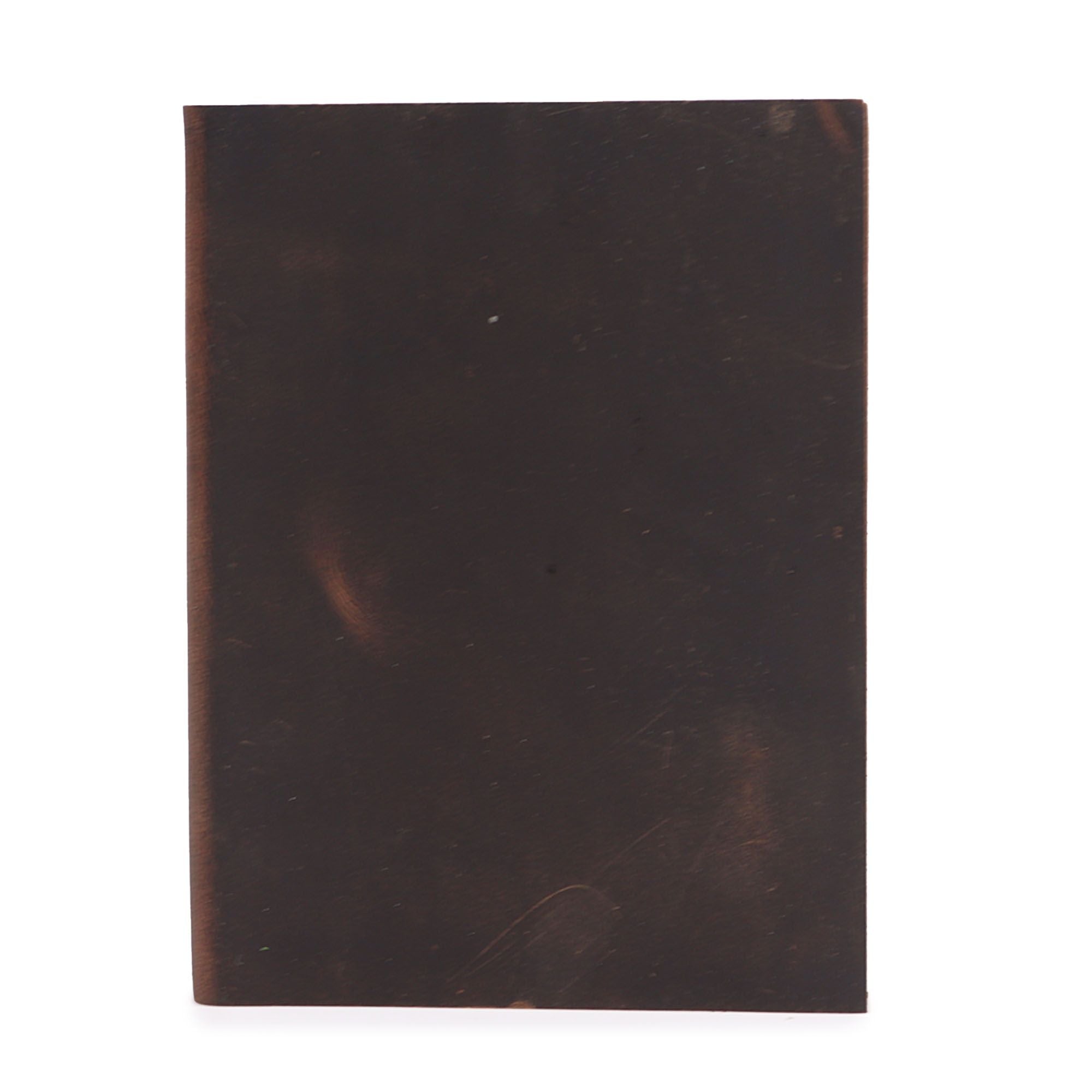 Carnet en Cuir Quotidien – 100 pages lignées – 20×15 cm