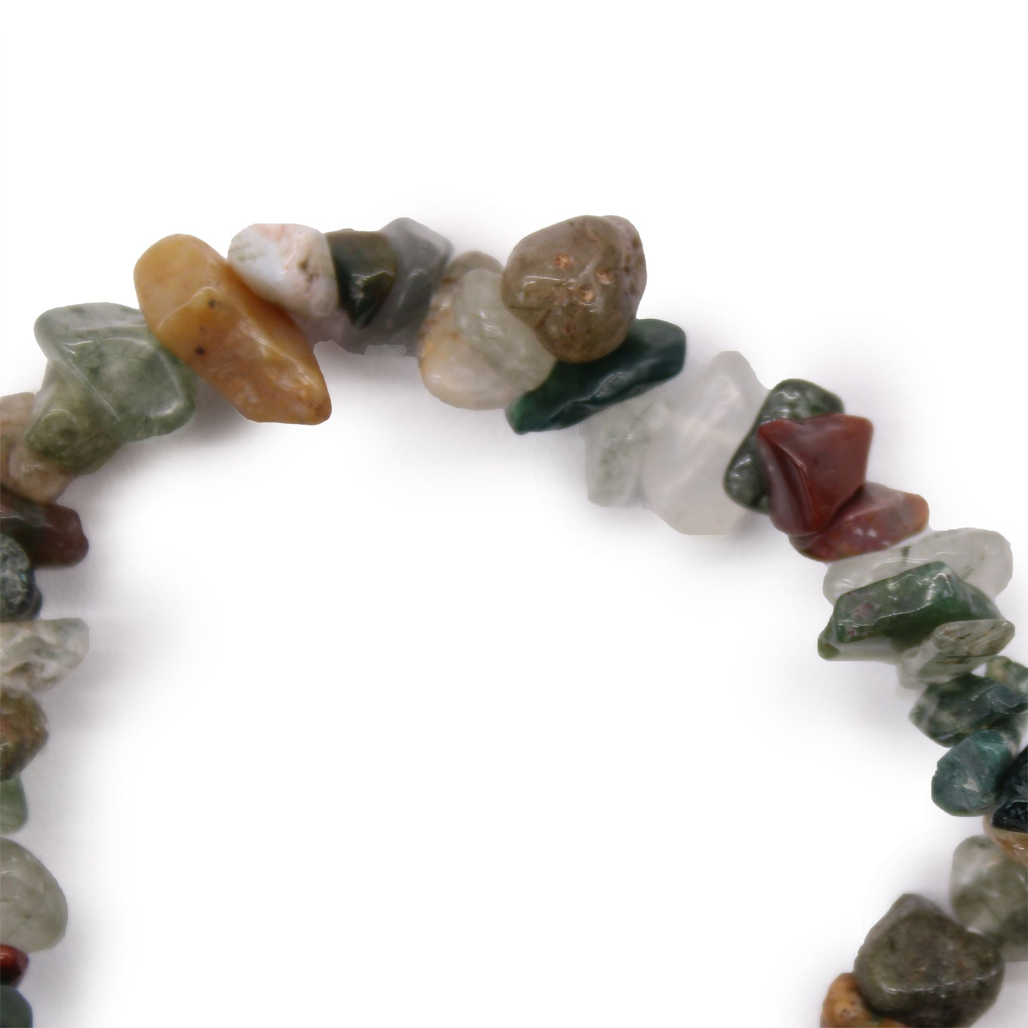 Bracelet Chipstone – Agate Mousse – Éclats Bruts
