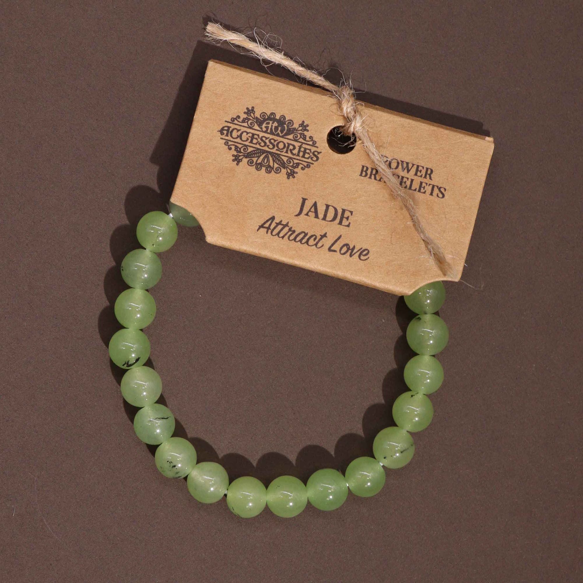 Bracelet Mala – Jade – Pierres Rondes