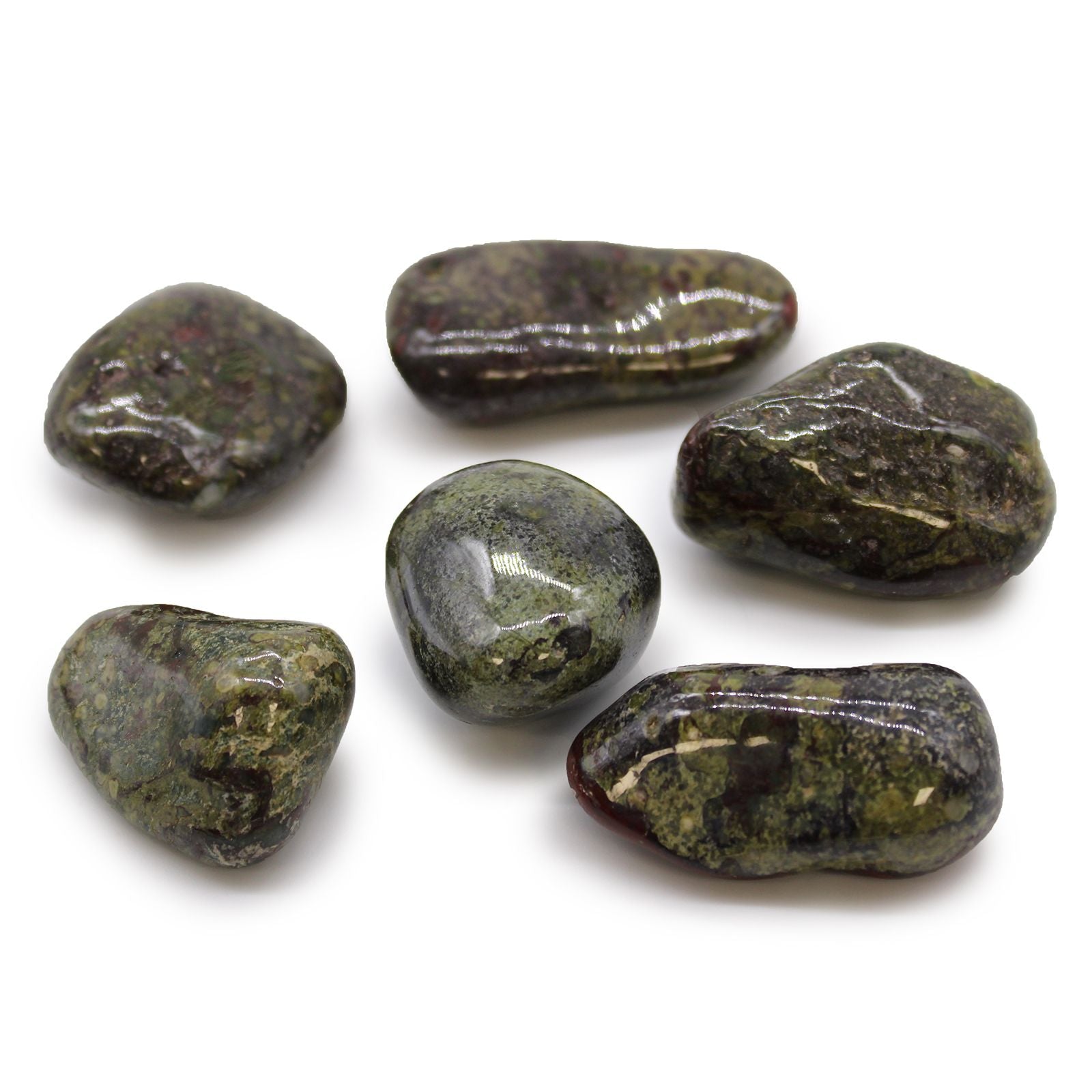 Lot de 6 Grosses Pierres Roulées – Pierre du Dragon (Dragon Stones)